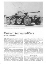 AFV Weapons Profile 39 Panhard armoured cars