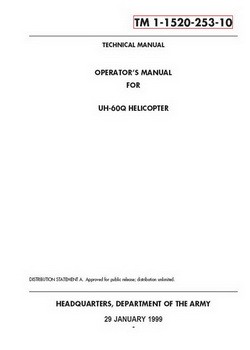 Operator's Manual For UH-60Q Blackhawk Helicopter