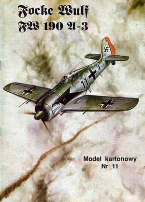 ModelCard 11 - Focke-Wulf FW-190A-3
