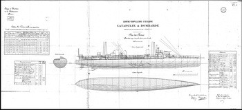 Чертежи кораблей французского флота: CATAPULTE 1903