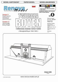 Renova Model - Twierdza Boyen