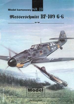 ModelCard 23 - Messerscmitt Bf-109G-6