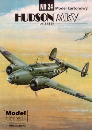 ModelCard №24 - Lockheed Hudson Mk.V