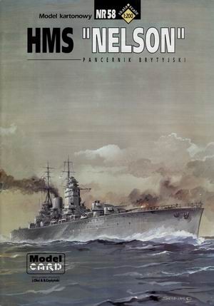 ModelCard 58 - HMS "Nelson"