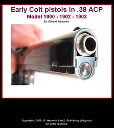 Early Colt pistols in 38 ACP Model 1900-1902-1903