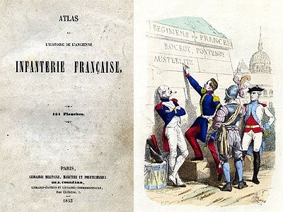 Atlas de l'Histoire de l'Ancienne Infanterie Fran&#231;aise. Tome I-VIII