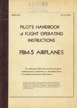 Pilot's handbook of flight operating instructions PBM-5 airplanes