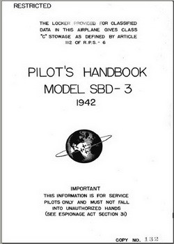 Pilots Handbook SBD-3