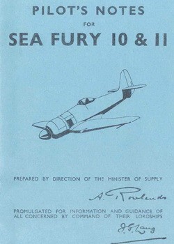 Pilots Notes Sea Fury 10 & 11