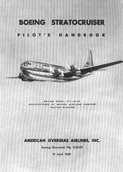 Pilots handbook Boeing Stratocruiser