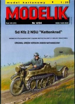 Modelik 4 2004 -  Sd Kfz.2 NSU Kettenkrad (2 )