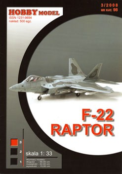 F-22 Raptor [Hobby Model 098]