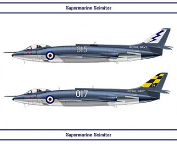 Самолёт Supermarine Scimitar на службе Royal Air Force ( Naval Air Squadron)