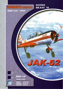 JAK-52 [Hobby Model 078]