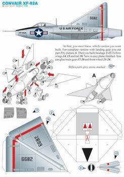 Paper Models - Convair XF-92A