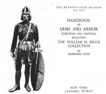 Handbook Of Arms And Armor European And Oriental Including The William H. Riggs Collection