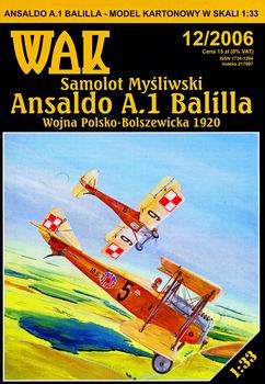 WAK 12/2006 - Ansaldo A.1 Balilla