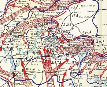 Карты Берлинской и Пражской операций. 1945 год