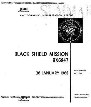 Black Shield Mission BX 6847.  Photographic Interpretation Report