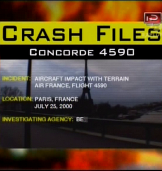 .  / Plane crash. Concorde 4590