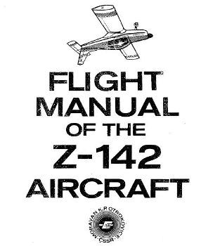 Flight Manual of the Z-142 Aircraft