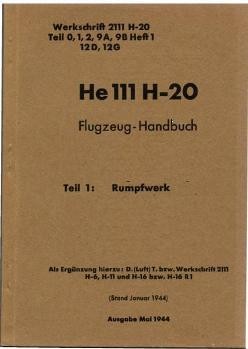 Heinkel He 111 20  Flugzeug-Handbuch. Tail 1  Rumpfwerk