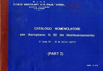 Aeroplano  "Savoia Marchetti S. 81.  (Part 2)