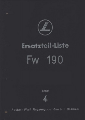 FW 190 Ersatzteil-liste