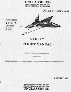 Utility Flight Manual YF-23A