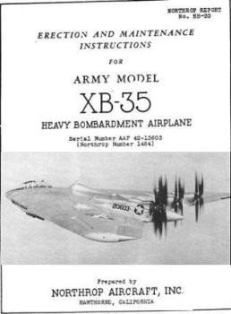 Handbook of erection and maintenance instructions for the XB-35 airplane