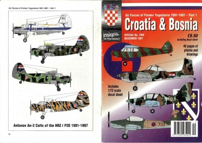 Air Forces of Former Yugoslavia 1991-1997 (1) Croatia and Bosnia [Insignia Air Force Special 02]