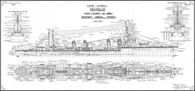 Чертежи кораблей французского флота - VAUQUELIN 1931