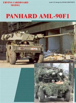 Ervins Cardboard Model - Panhard AML-90F1