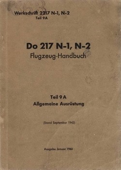 Do-217 N-1 N-2, Teil 9A Allgemeine Ausr&#252;stung