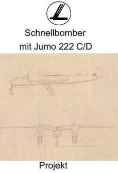 Schnellbomber bei Focke Wulf mit 2 x Jumo 222 C/D