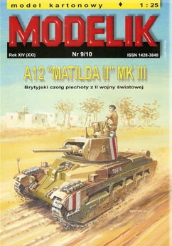 Modelik №9 2010 - A12 Matilda II Mk.III