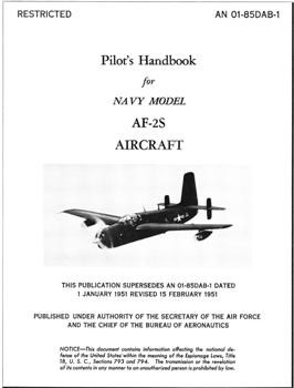 Pilot's Handbook for Navy Model AF-2S Aircraft