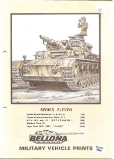 Bellona Military Vehicle Prints: series eleven