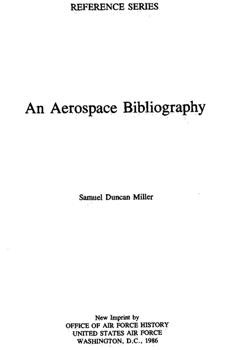 An aerospace bibliography