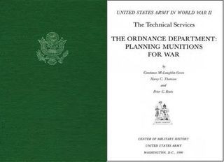 The Ordnance Department: Planning Munitions for War