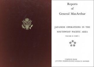 Reports of General Douglas MacArthur: Japanese Operations in the Southwest Pacific Area, Volume II Part I