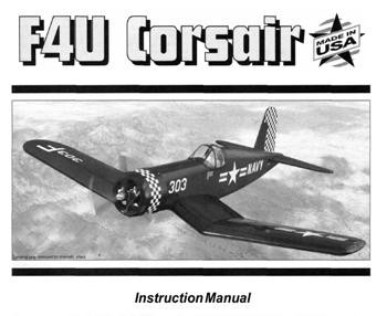 F4U Corsair Instruction Manual