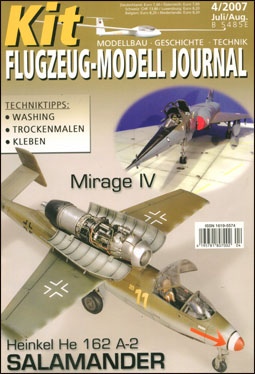 Kit Flugzeug-Modell Journal 4 - 2007