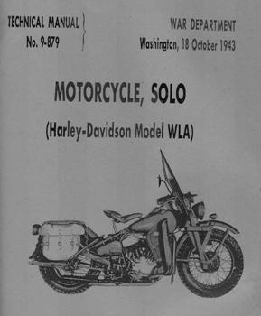 Motorcycle  Solo: Harley-Davidson Model WLA