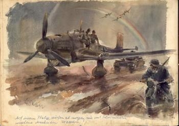 World War II Sketches By Hans Liska 