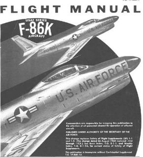 Flight Manual USAF Series F-86K Aircraft