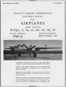 Pilot's Flight Operating Instructions for Airplanes  Army Models B-25 J1 / J35