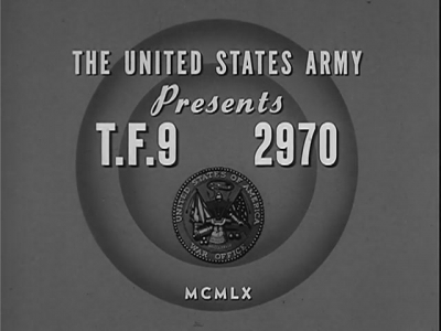 US military training films /      1940-1960
