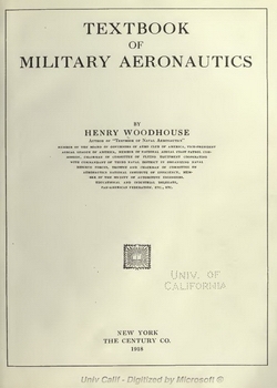 Textbook of military aeronautics 