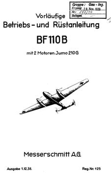 BF 110 B  mit 2 Motoren Jumo 210G